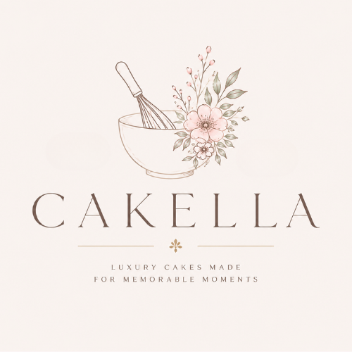 cakella logo, cake, cakes. cake business, custom cakes