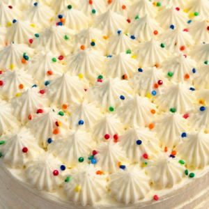 Confetti Kiss Vanilla Cake, cakella