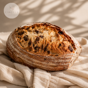 Biltong and black pepper bushveld sourdough bread, sourdough bread Cape Town, Cakella