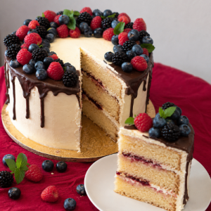 Berry Bliss Fruit Cake, Cakella Cake Shop, Cape Town Cakes